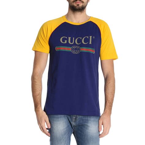 gucci t shirt mens blue|More.